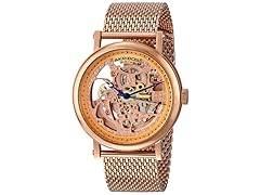 Akribos XXIV Mesh Automatic Watch