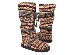 Tall Grace Tie Boot, Zigzag