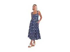 Petal & Pup Women's (M) Yolande Midi Dress - Blue
