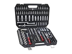 Hantinstom 171 Pieces Socket Set, 1/4 and 3/8 Inch