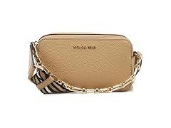 Michael Kors Jet Set Small Double Zip Camera Chain Crossbody