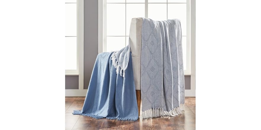 Modern Threads Chester Throw, 2pk
