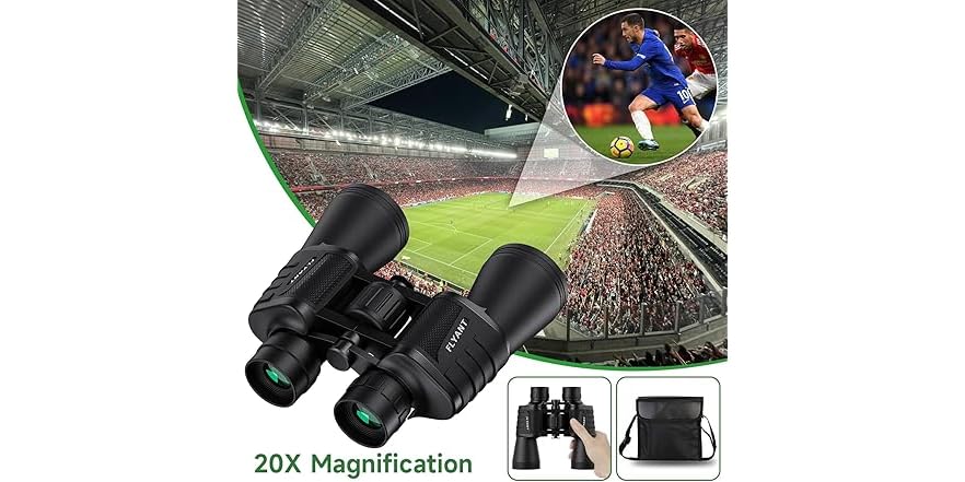 FLYANT 20x50 High Powered Binoculars