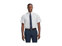 Izod Men (14"-14.5" Neck) Dress Short Sleeve Shirt