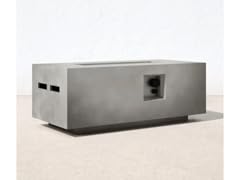Brayden Studio B120P162827 Rectangular 42" Concrete Fire