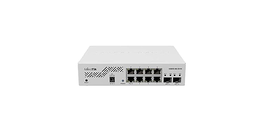Mikrotik CSS610-8G-2S+IN Switch 8 Porte GbE 2 Porte SFP+ 10Gb - 2