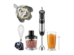 MEGAWISE Hand Blender, 5-in-1 Immersion Blender, 400W