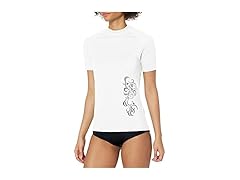Kanu Surf Women's Breeze White Rashguard (XL)