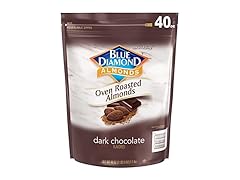 Blue Diamond Dark Chocolate Almonds, 40oz
