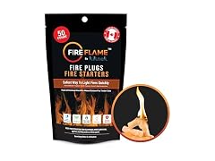 Fireflame Fire Plugs Fire Starters 50Pk