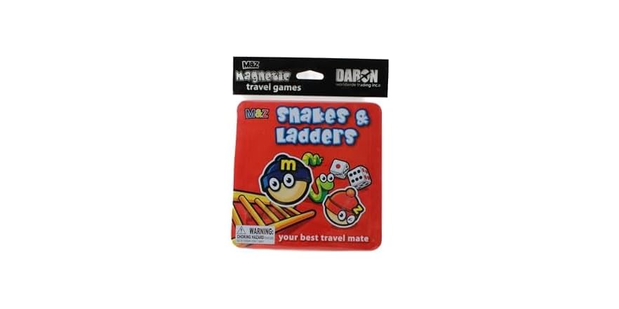 Daron Snakes & Ladders Magnetic Travel Game
