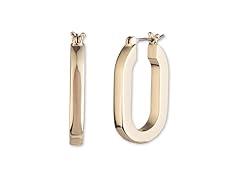 Karl Lagerfeld Paris Link Hoop Earrings