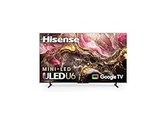 Hisense U6 Series Mini-LED ULED 4K UHD Google Smart TV (65U6K)