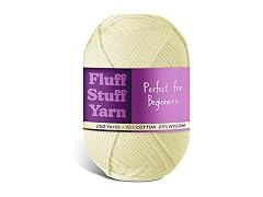 Hearth & Harbor Soft Yarn for Crocheting Light Yellow