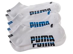 Men's 1/2 Terry Low Cut - Wht/Blue (3pk)