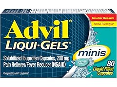 Advil Mini Liqui Gels Ibuprofen 200mg Pain Relief