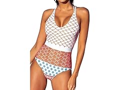 CUPSHE One Piece Scoop Neck Swimsuit