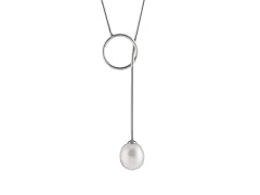White Freshwater Pearl Lariat