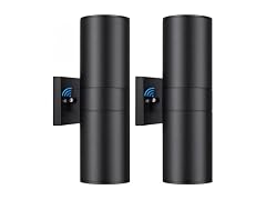 TOBUSA Modern Dusk to Dawn Outdoor Wall Lights