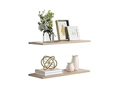 Delta Cycle 2-Pack Floating Shelves 24" x 8" x 0.5"