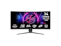 MSI 34" UWQHD Curved Monitor | MPG 346CQRF X24