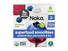 6CT Noka Superfood Fruit Smoothie Pouches