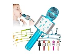 KIDWILL Wireless Bluetooth Karaoke Microphone