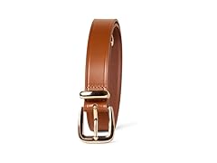 Amazon Essentials womens Leather Western Belt (L)