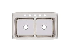 Elkay Equal Double Bowl Drop-in Stainless