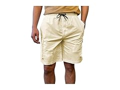 Southpole Mens Cargo Shorts (L) Cream