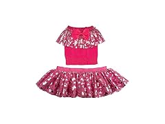 Doggy Parton Ruffle Sweater Skirt Set for Dogs - X-Small