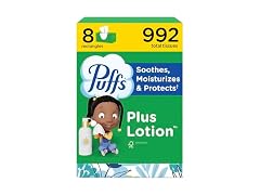 Puffs Facial Tissues Plus Lotion 8 Family Box