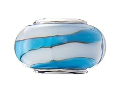 Blue & White Glass Bead