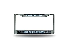 PANTHERS Bling Chrome License Frame