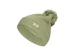 Womens Pom Pom Beanie Knit Ballie Hat (OS)