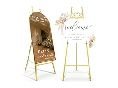 55" Gold Easel for Display or Art