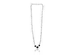 SS .925 Black Agate Rock Candy 18cttw Necklace
