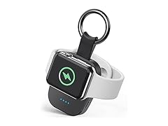 Compact Magnetic 1200mAh Power Bank Keychain for Apple Watches