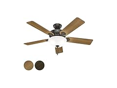 52" ceiling fan with Pull Chain 5-blades (Renewed)