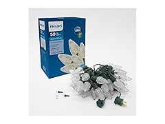 Philips 50 LED Warm White Faceted C9 Lights