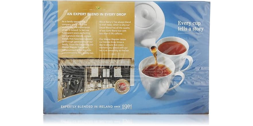 Barrys Tea Decaf Blend Tea, 80 CT