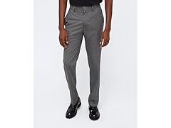 Haggar Slim-Fit Stretch Twill Dress Pant