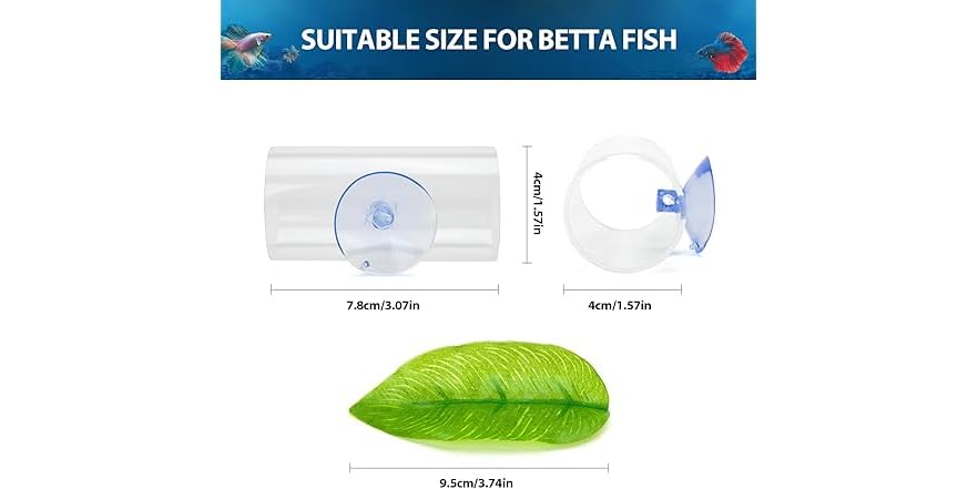 Fish Acrylic Tube Tunnel 3 Pack
