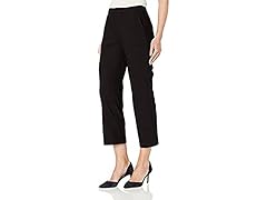 Lark & Ro Women's Stretch Crop Kick..