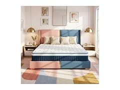 Mutesleep 14 Inch King Memory Foam Mattress, Medium Firm
