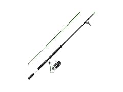 Zebco Bite Alert Spinning Reel and Fishing Rod Combo, 7-Foot