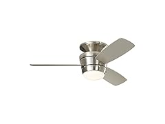 Harbor Breeze 807421 Indoor Ceiling Fan with Light Kit Bru (Open Box)