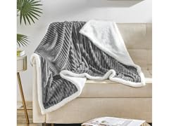 Ultra Soft Plush Corduroy Sherpa Blanket