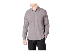 Amazon Essentials Men (XXL) Long-sleeve Shirt Grey