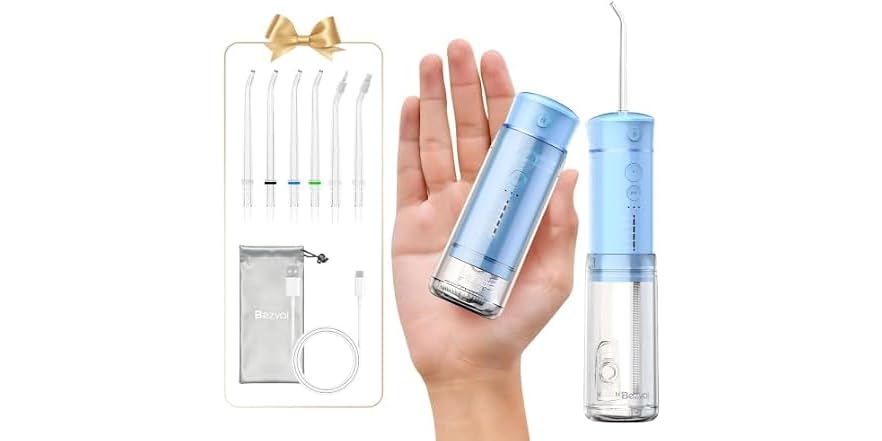 Bezvoi Portable Travel Water Flosser